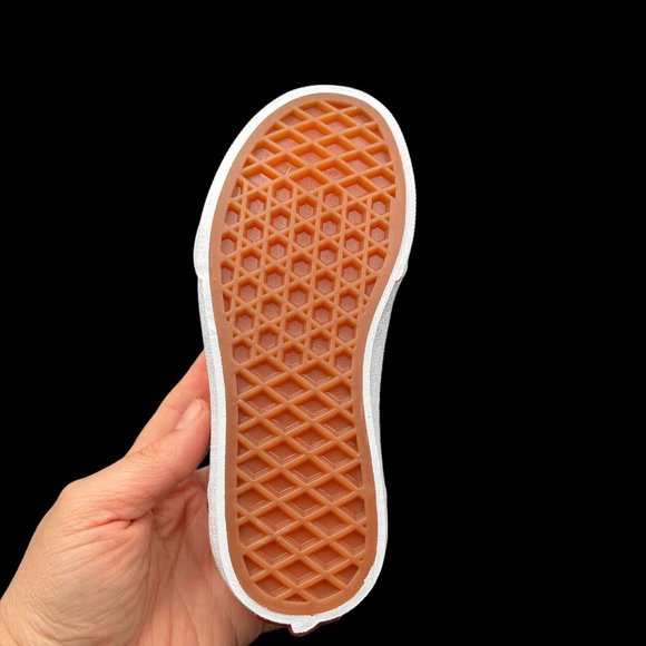 Vans Ward Little Girls Canva Skateboard Sneaker Size 12 Low Top Lace Up Shoes - Picture 16 of 16